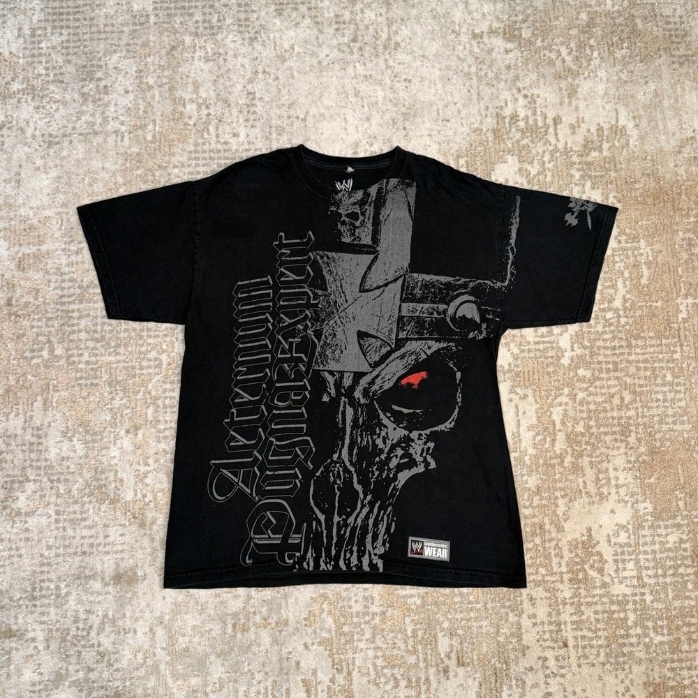 2011 WWE Triple H Metu Neminem King of Kings Graphic Print T-Shirt